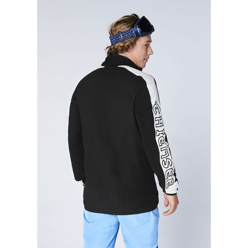 FLEECEJACKE MIT GROSSEM SCHRIFTZUG AM ÄRMEL