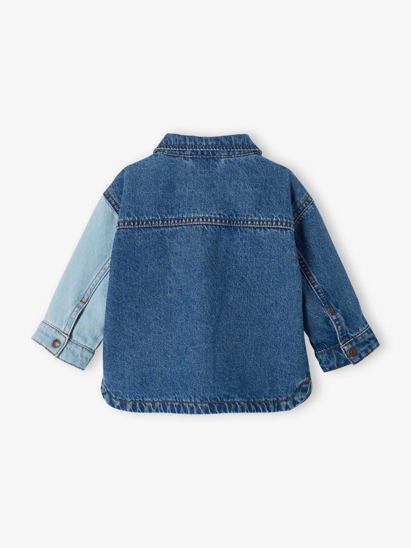 Vertbaudet Baby Jeansjacke - blue stone