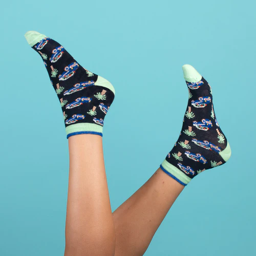 Xavier & Véronique socks, dark blue