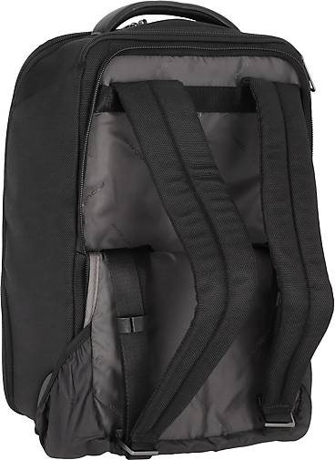 Piquadro Brief 2 Rollen Rucksacktrolley 40 cm Laptopfach