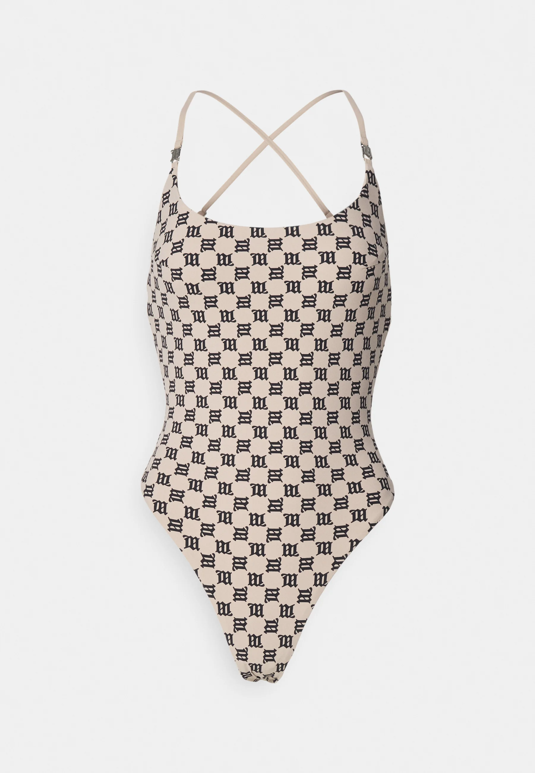 Traje de baño de una pieza con monograma de firma MISBHV