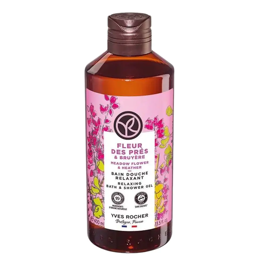 Αφρόλουτρο Yves Rocher Meadow Flowers & Heather, 400 ml