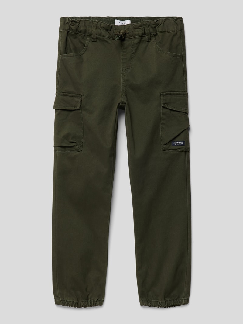 Cargohose mit Cargotaschen Modell 'BEN' in khaki