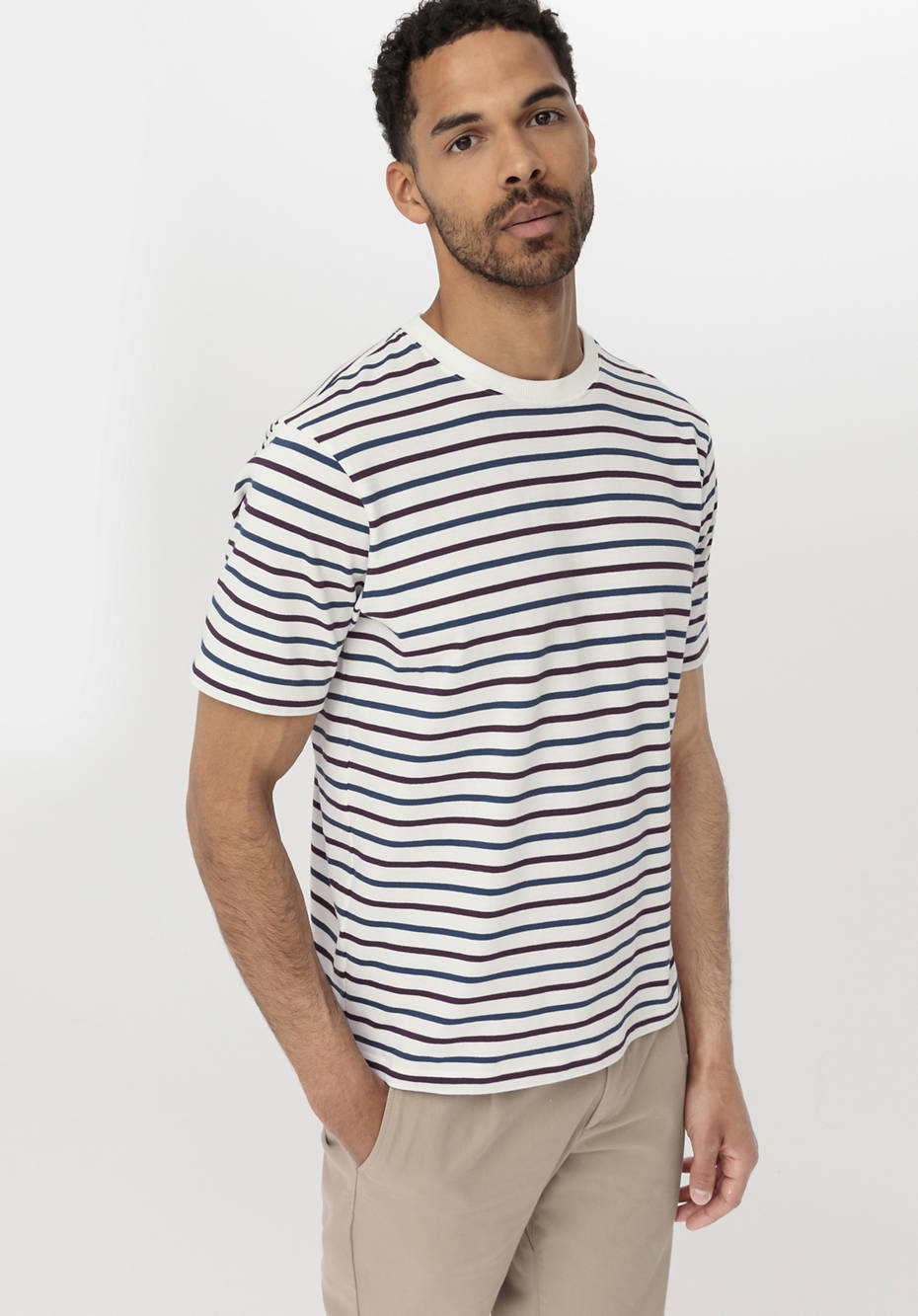 Streifenshirt Relaxed aus reiner Bio-Baumwolle