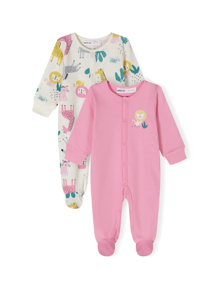 Minoti 2er. Set: Strampler 24babypack20 in lila günstig kaufen