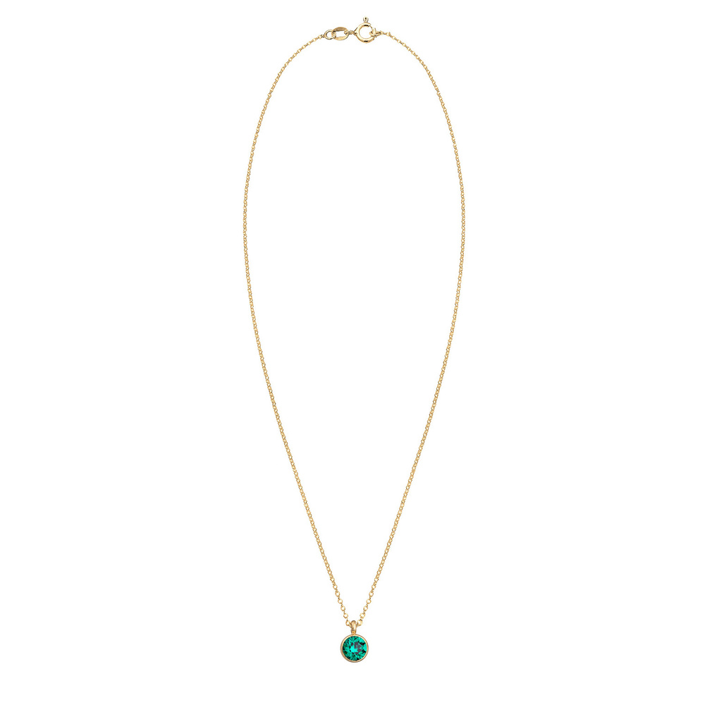 Elli Elli Collier Pendentif solitaire pour Femmes Basique Élégant avec cristal de verr collier