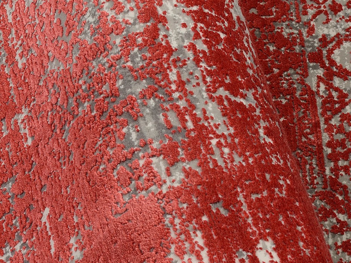 Webteppich Isfahan Rot 140 x 200 cm