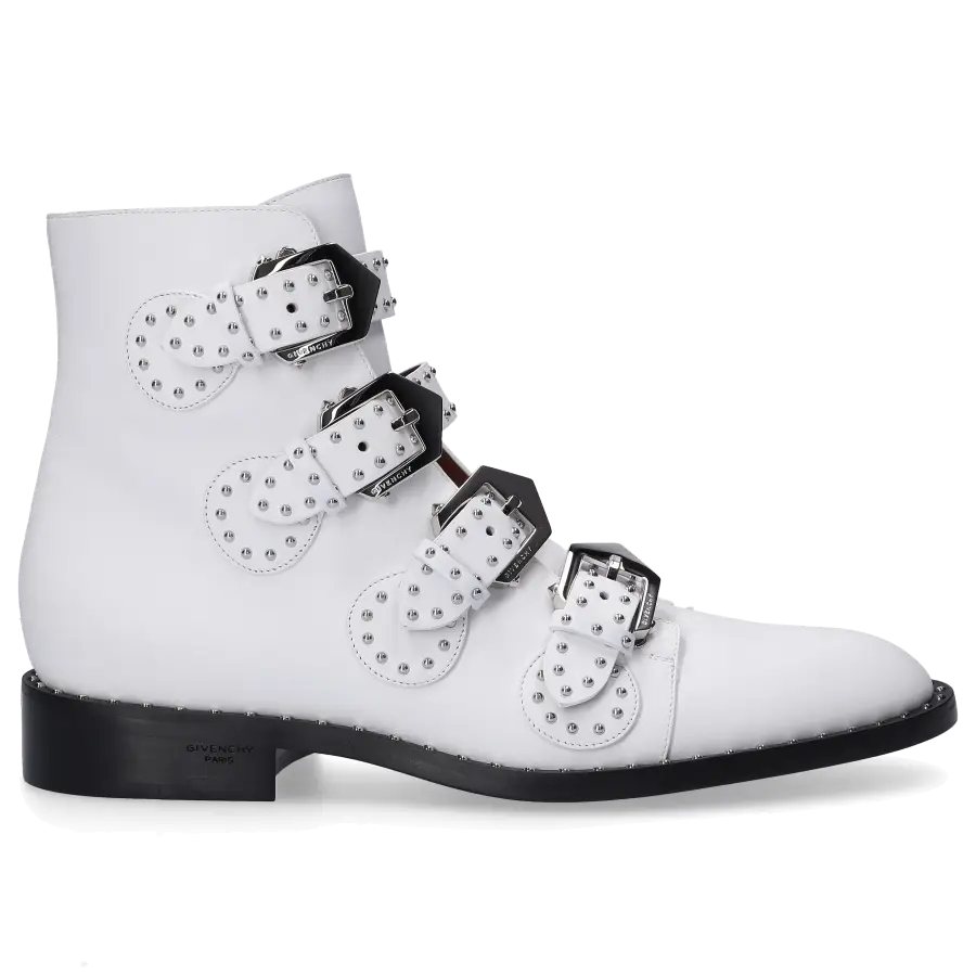 Givenchy - Stiefeletten HAVANNA Kalbsleder - weiß
