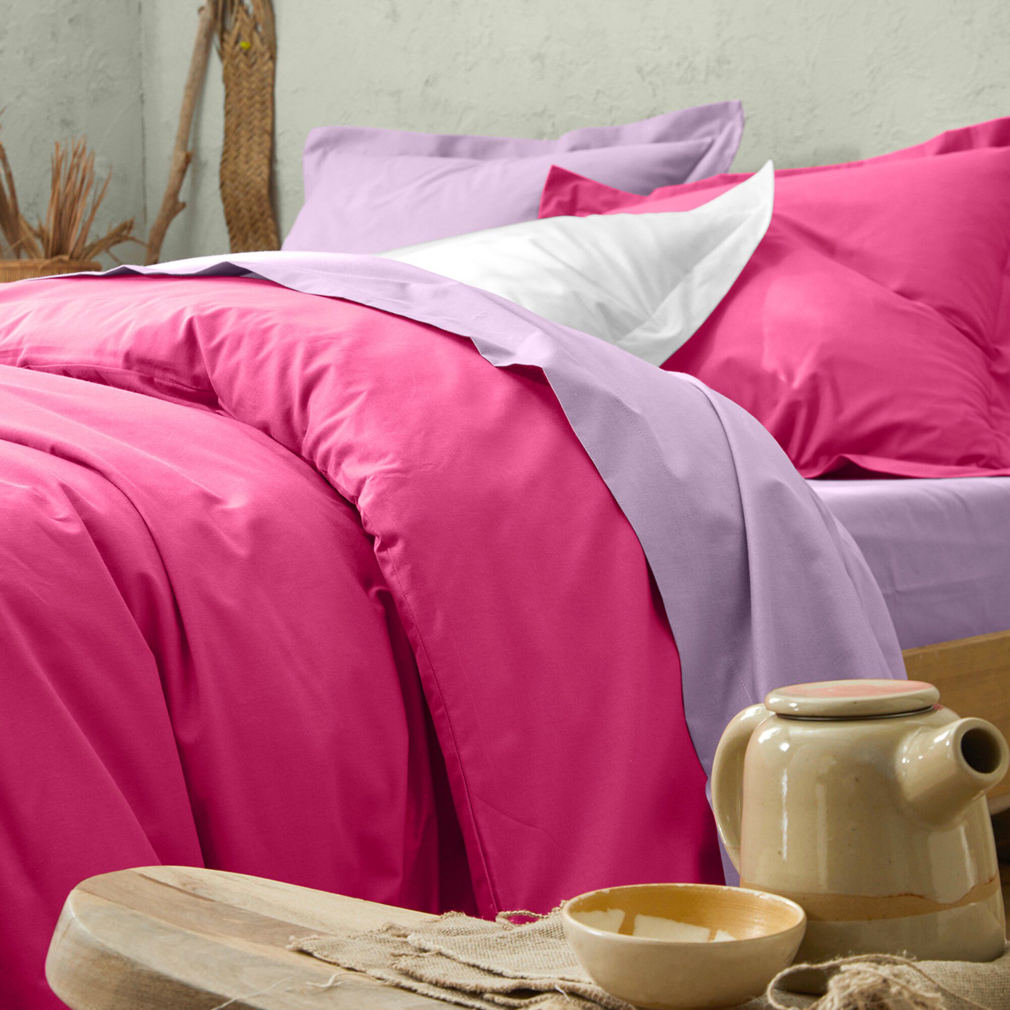 Linge de lit uni