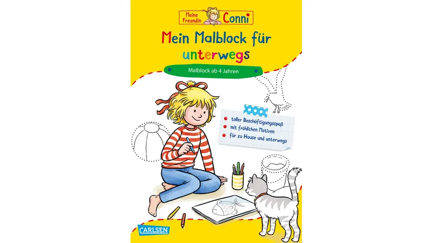 Conni Gelbe Reihe (Beschäftigungsbuch): Mein kunterbunter Mitmach-Koffer für unterwegs (Buch-Set für die Ferienzeit)