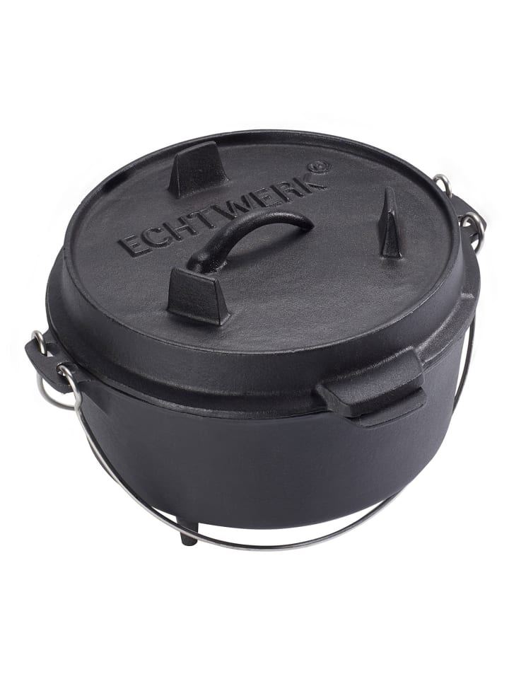 Echtwerk Gusseiserner Dutch Oven klein 4.9 l in Schwarz günstig kaufen onesize