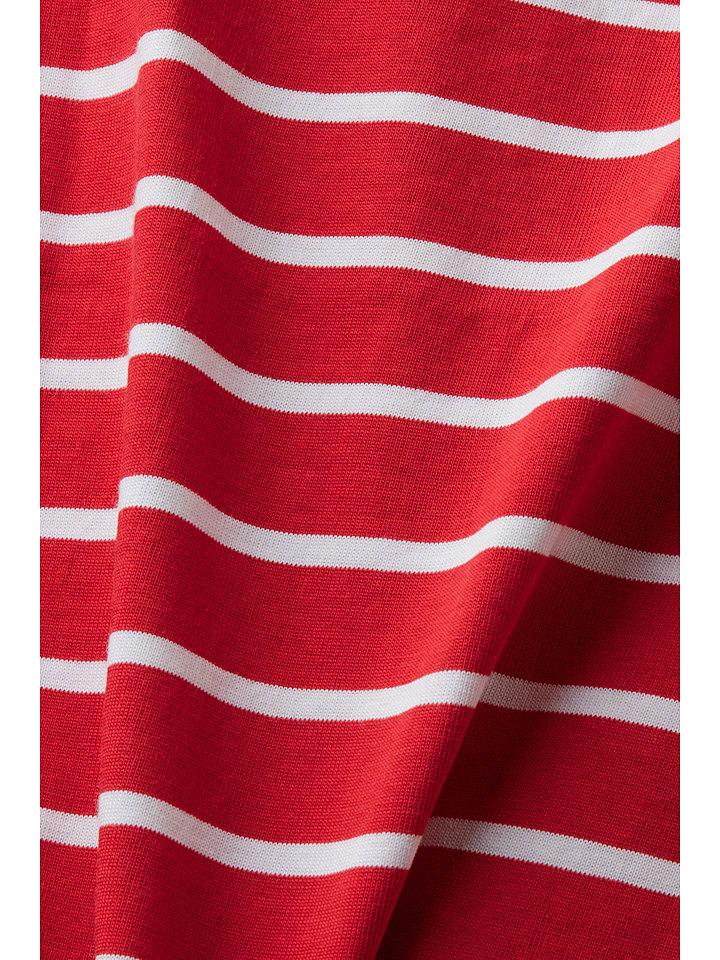 ESPRIT Shirt in Rot/ Weiß günstig kaufen