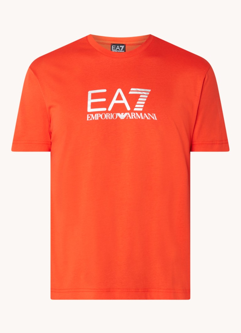 Tricou de trening Emporio Armani cu logo imprimat