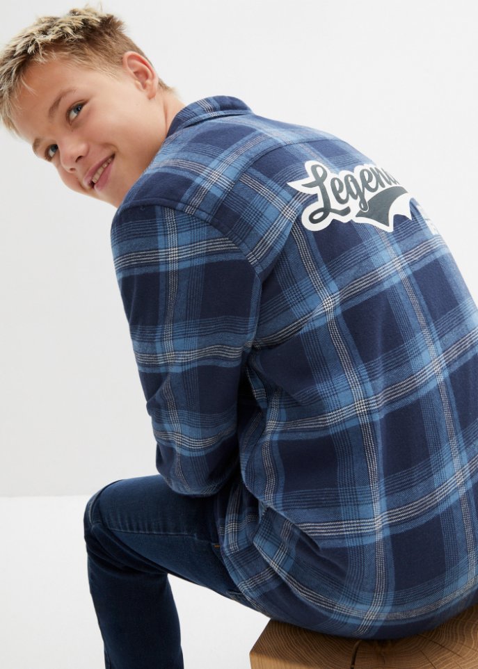 Jungen Flanellhemd kariert