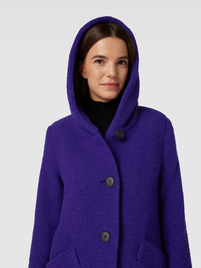 Jacke mit Knopfleiste in lila