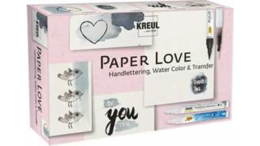 KREUL Paper Love-Set