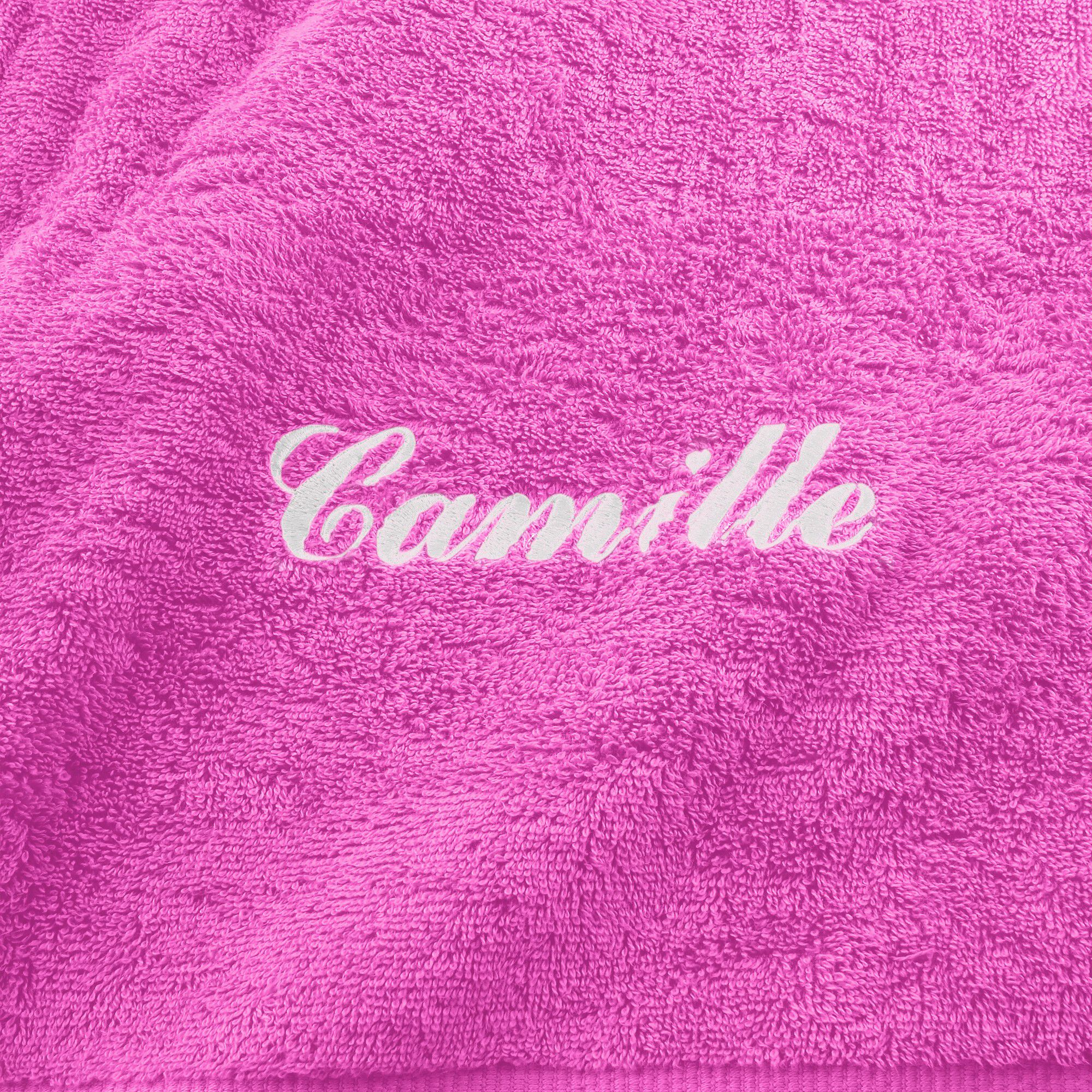 Serviette éponge personnalisable confort moelleux