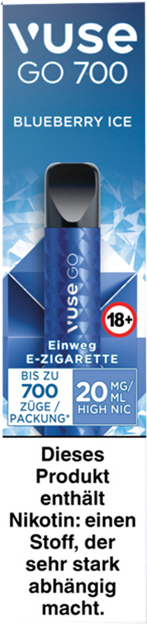 Vuse Go 700 Blueberry Ice 20mg
