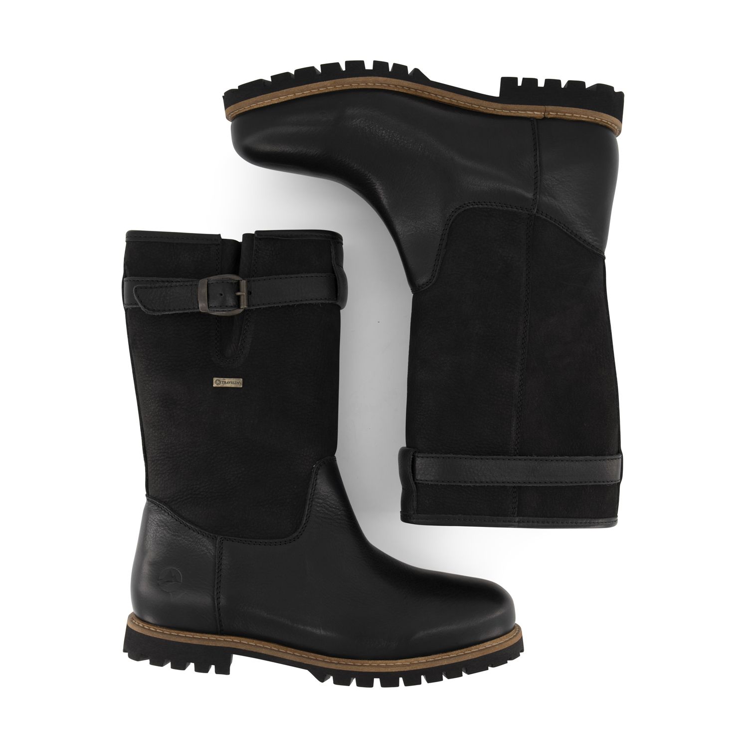 Travelin' Finland schwarze Damen Outdoorstiefel