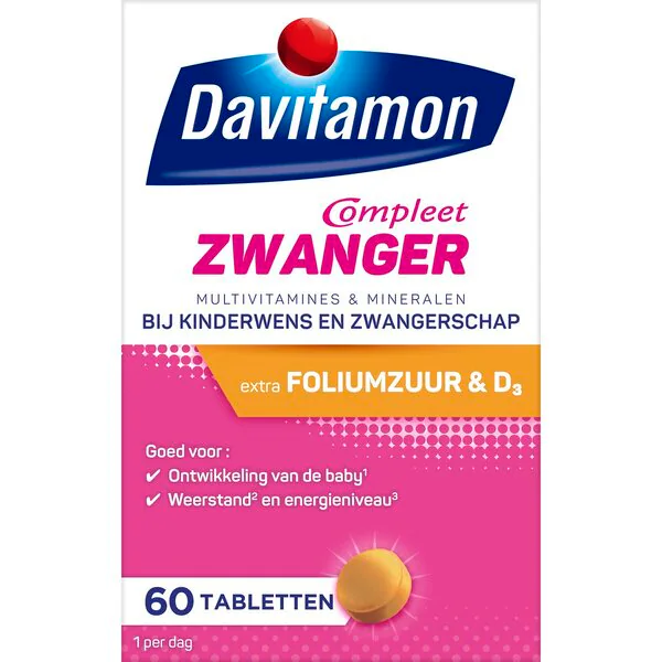 Tablety Davitamon Complete pre tehotné ženy 60 kusov