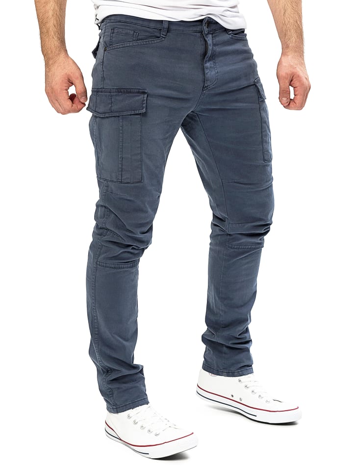 Yazubi Cargohose Jayden in Nebelgrau günstig kaufen