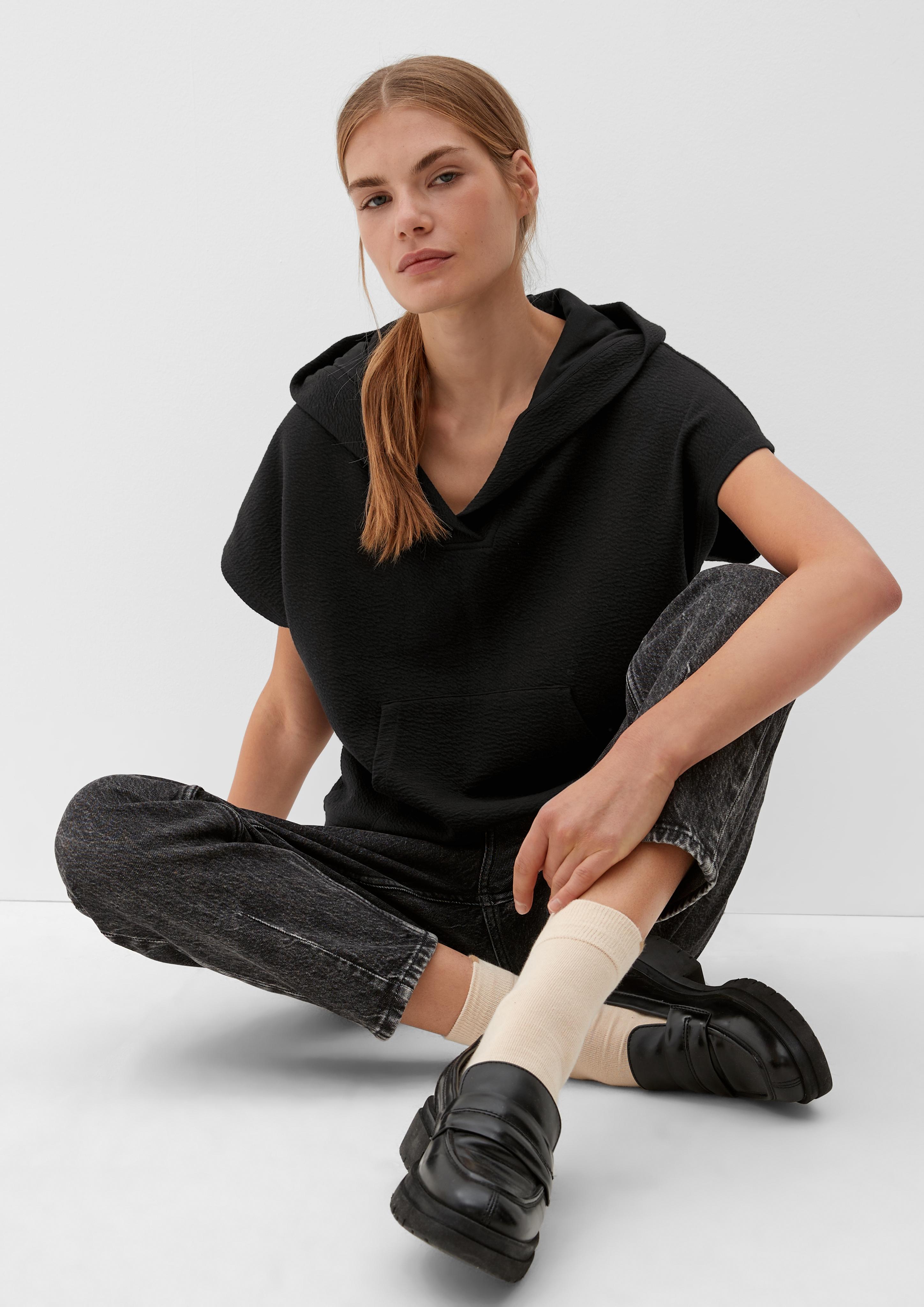 Hoodie mit kurzen Ärmeln  2121816-9999