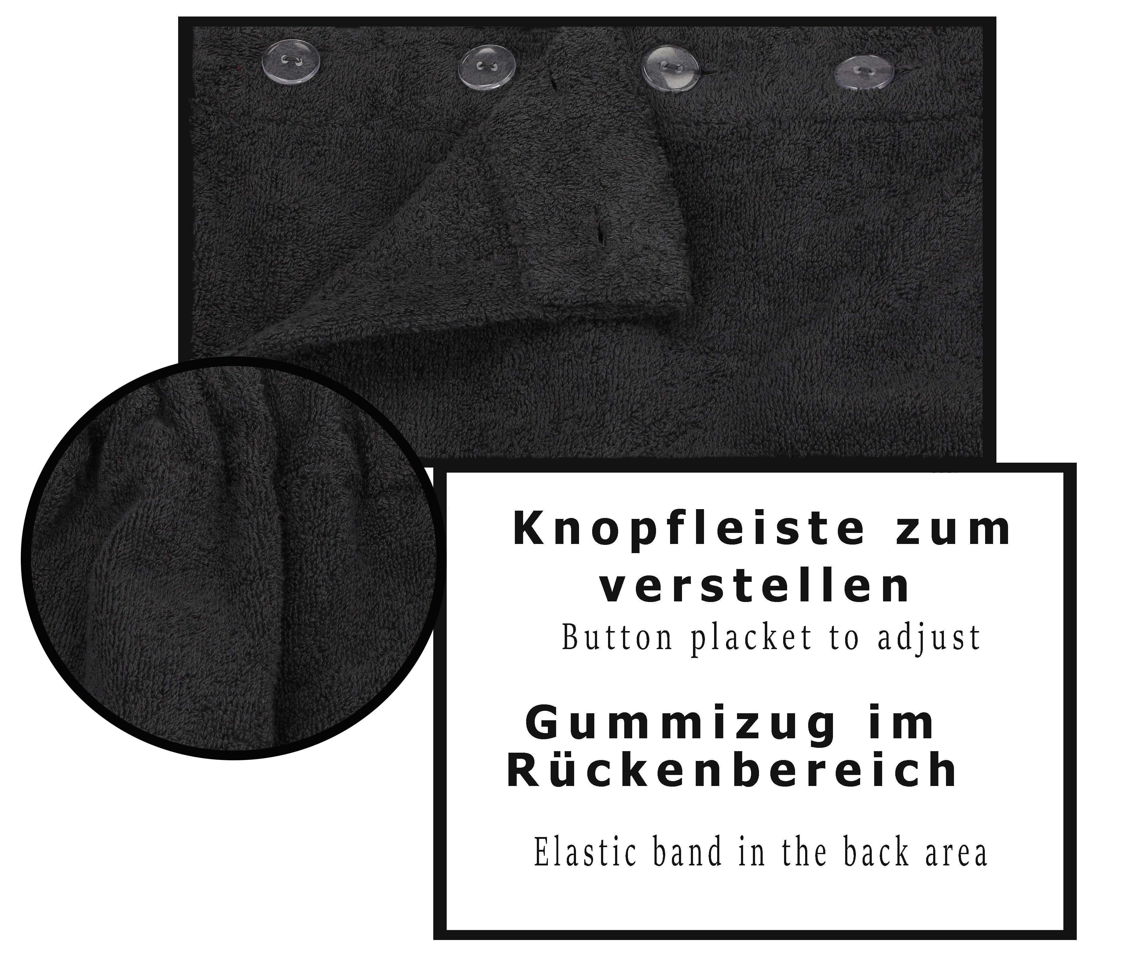 Betz Saunatuch Frottee Saunakilt BERLIN mit Knöpfen für Herren 420 g/m², 100% Baumwolle