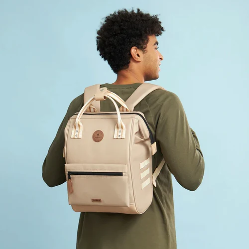 Lobito Adventurer Medium Backpack in Cream