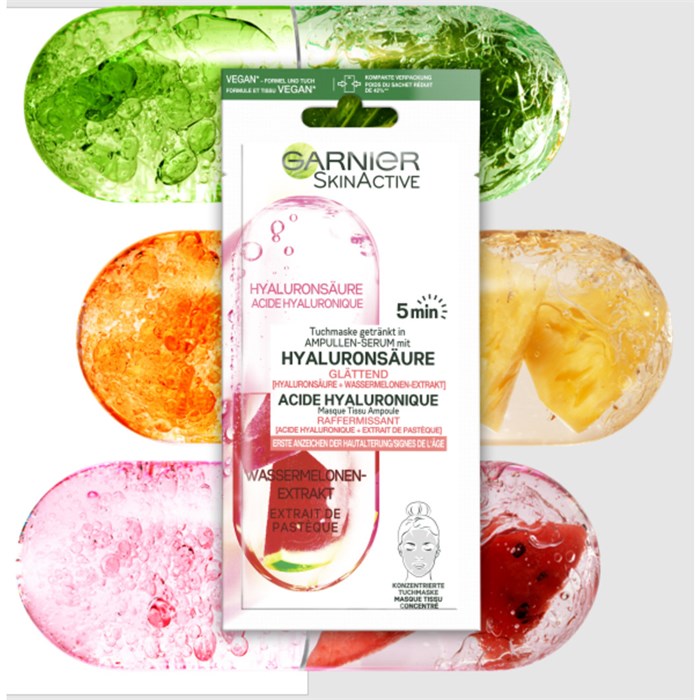Ampullen Tuchmaske Wassermelonen-Extrakt