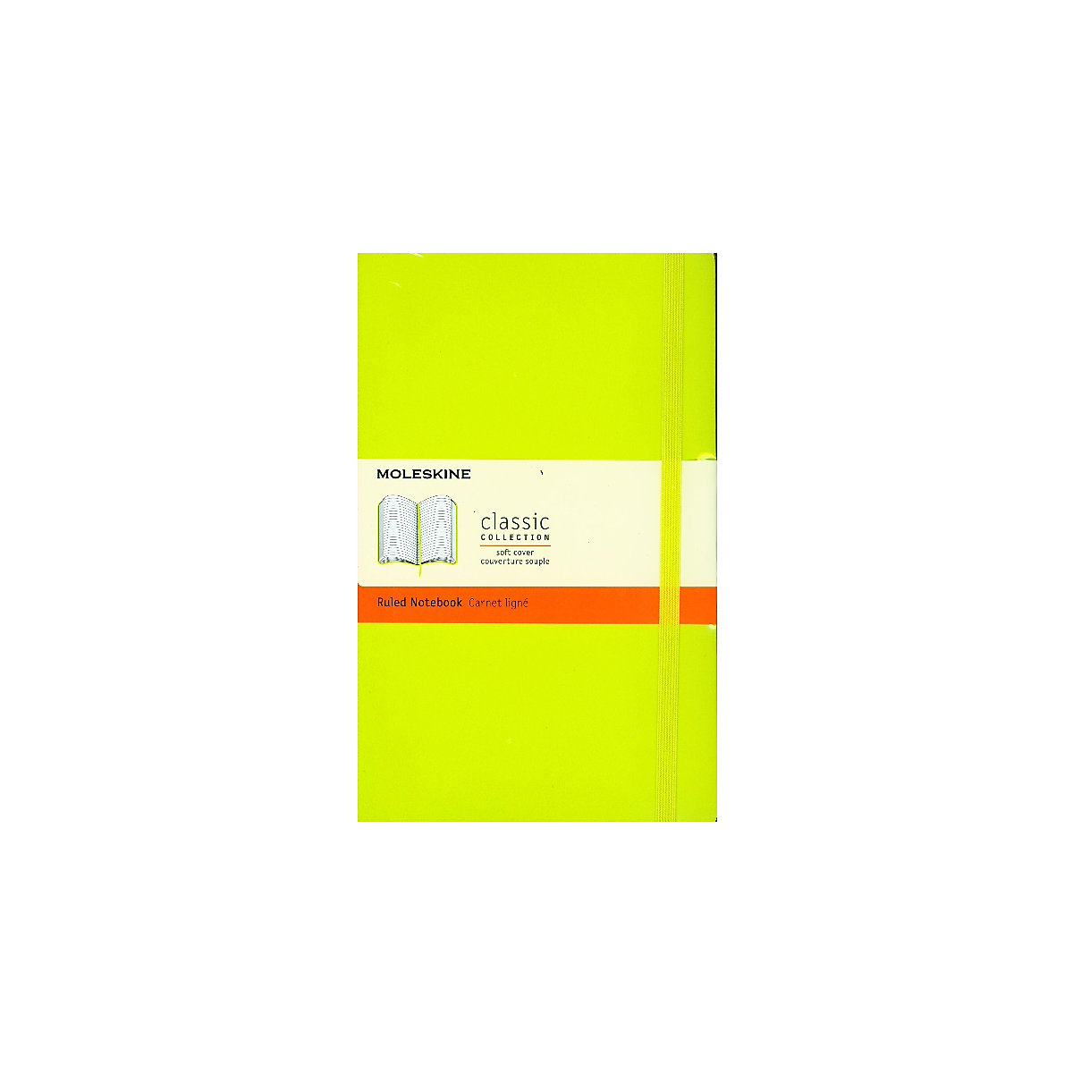 Moleskine classic, Notizbuch Large/A5 Liniert, Limetten Grün