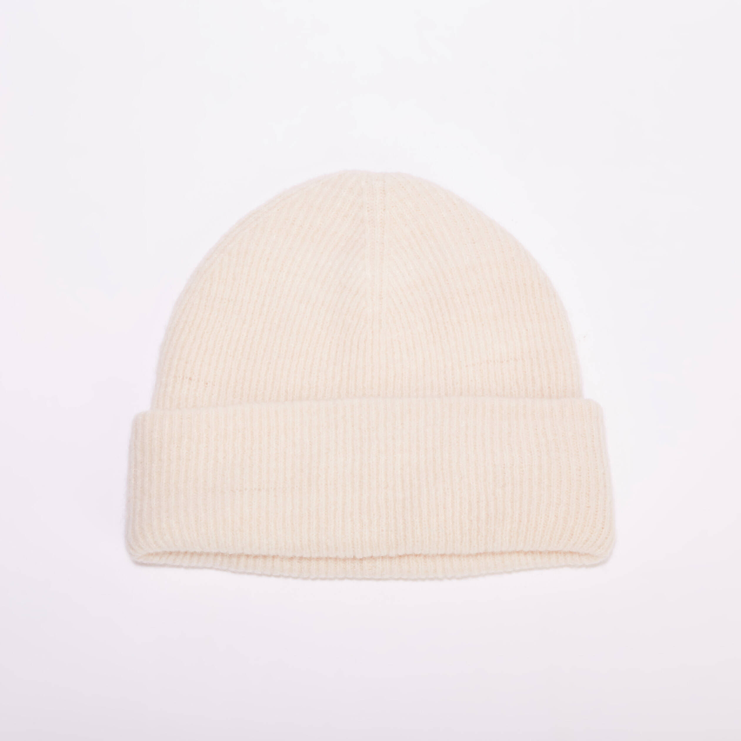 Bonnet tricoté côtelé sable femme | Cache Cache