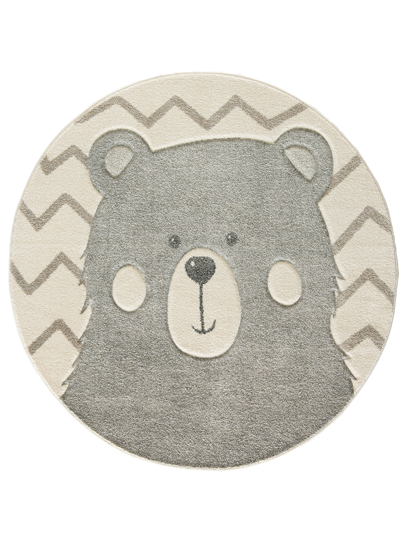 Karlo Kinder-Teppich, Grau/Beige