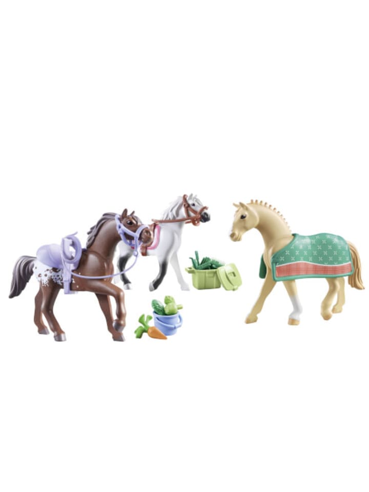 Playmobil Spielfigur Set Pferde von Waterfall - Morgan, Quarter Horse & Shagya, ab 3 J. günstig kaufen onesize