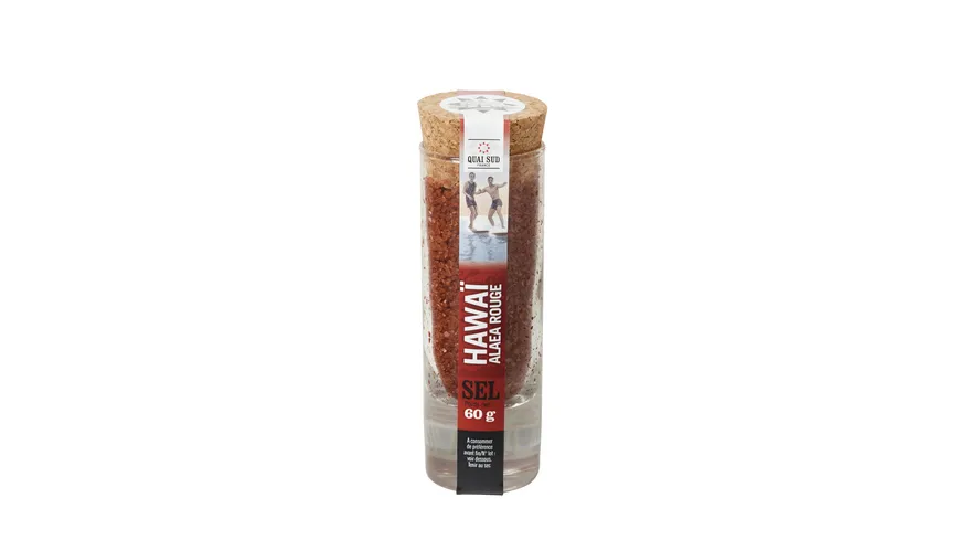 Quai Sud Rotes Hawaii Salz im Shotglas 60 g