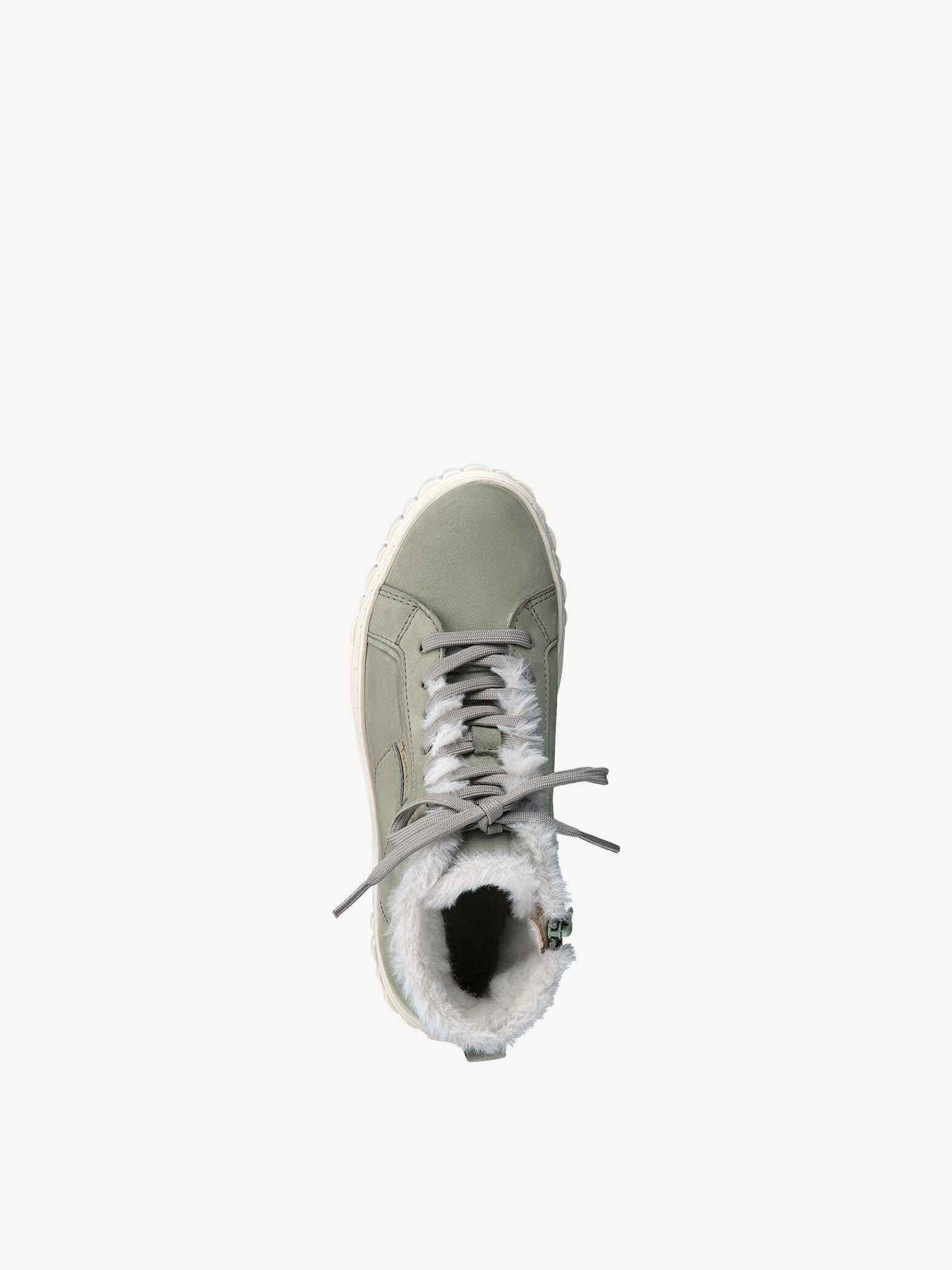 Bottine en cuir - vert doublure chaude