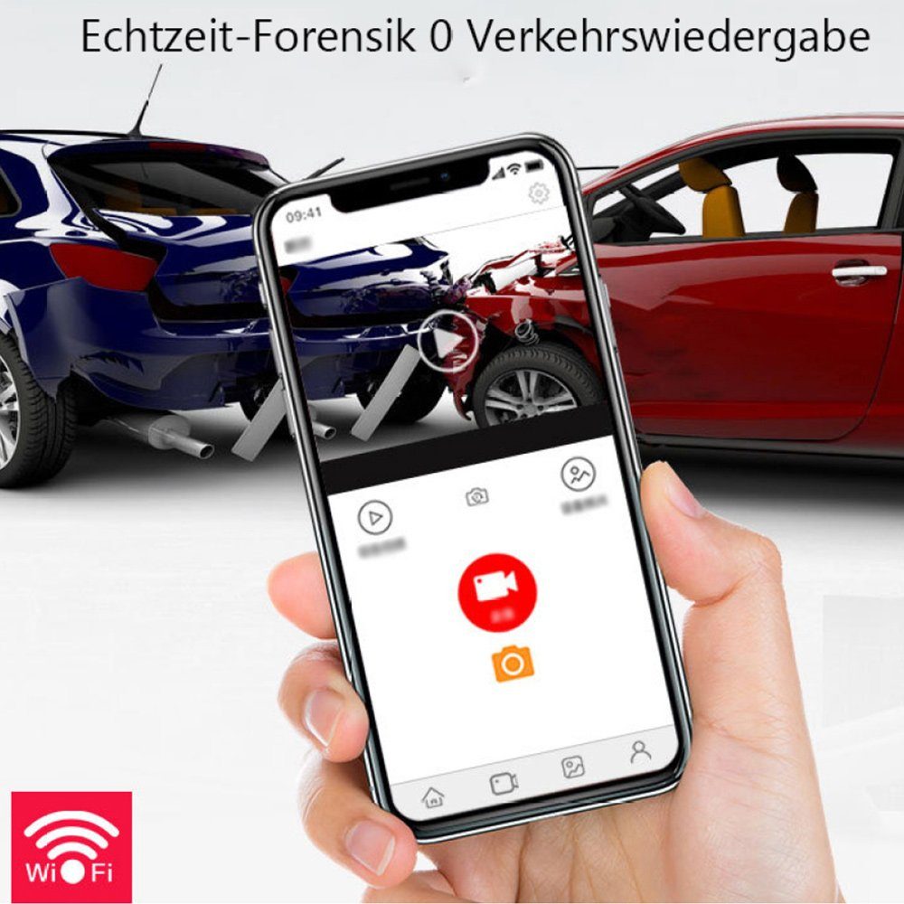 GelldG Dashcam Full HD 1440P Autokamera 3-Zoll-LCD-Bildschirm Dashcam