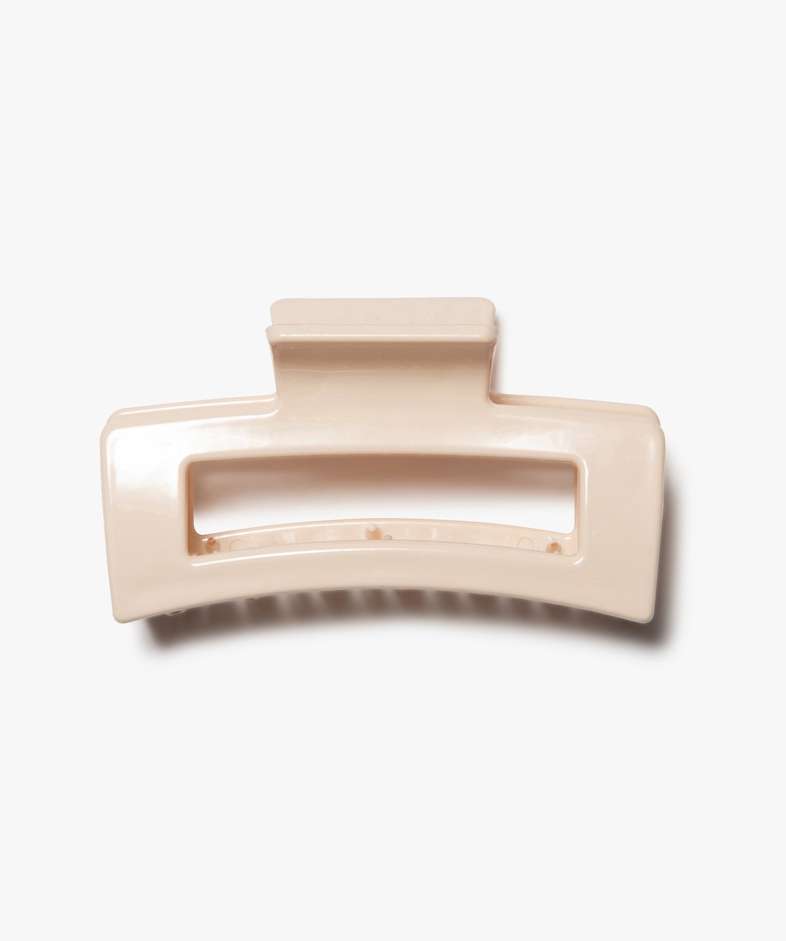 Pince crabe femme forme rectangle ecru | GEMO