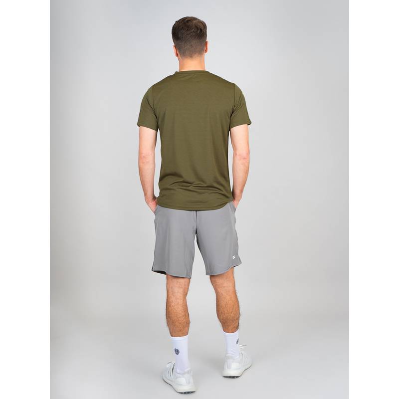 BIDI BADU Crew Two Colored Tee Tennisshirt Herren