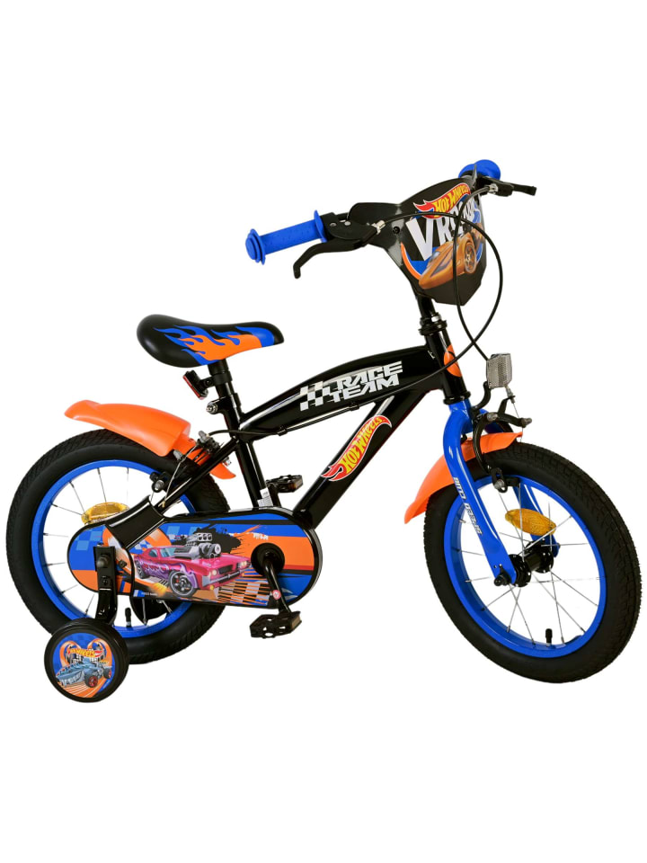 Volare Kinderfahrrad Hot Wheels für Jungen Schwarz Fahrrad 14 Zoll Kinderrad 4 Jahre günstig kaufen onesize