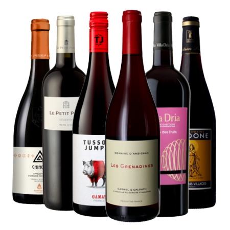 PACK 100% VINS ROUGES À BOIRE FRAIS