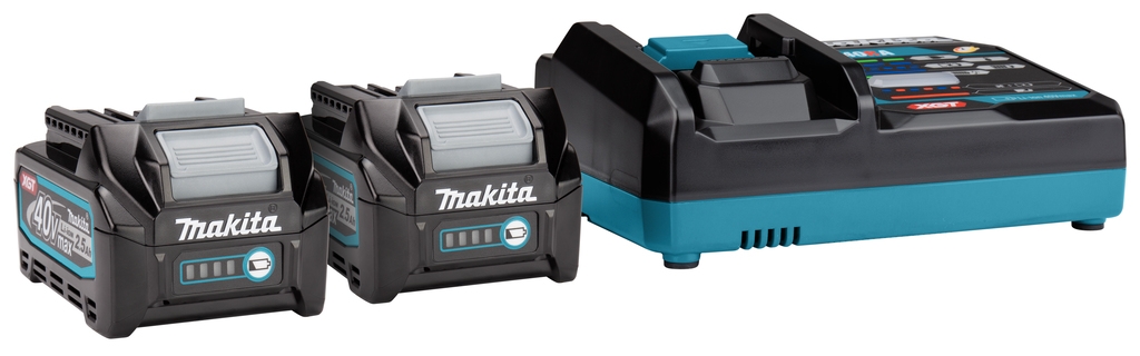 Makita Tillbehör 191J81-6 Startset XGT DC40RA/2xBL4025 XGT 40V Max 2,5Ah Li-Ion + laddare DC40RA i MBox