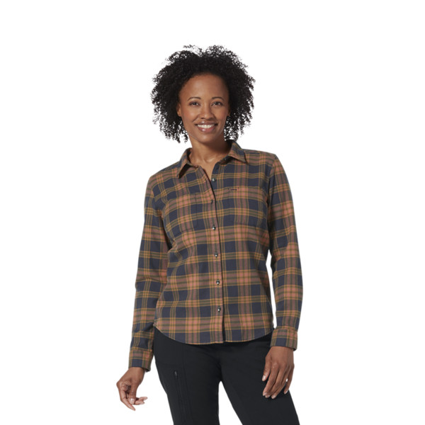LIEBACK ORGANIC COTTON FLANNEL L/S Damen - Outdoor Bluse
