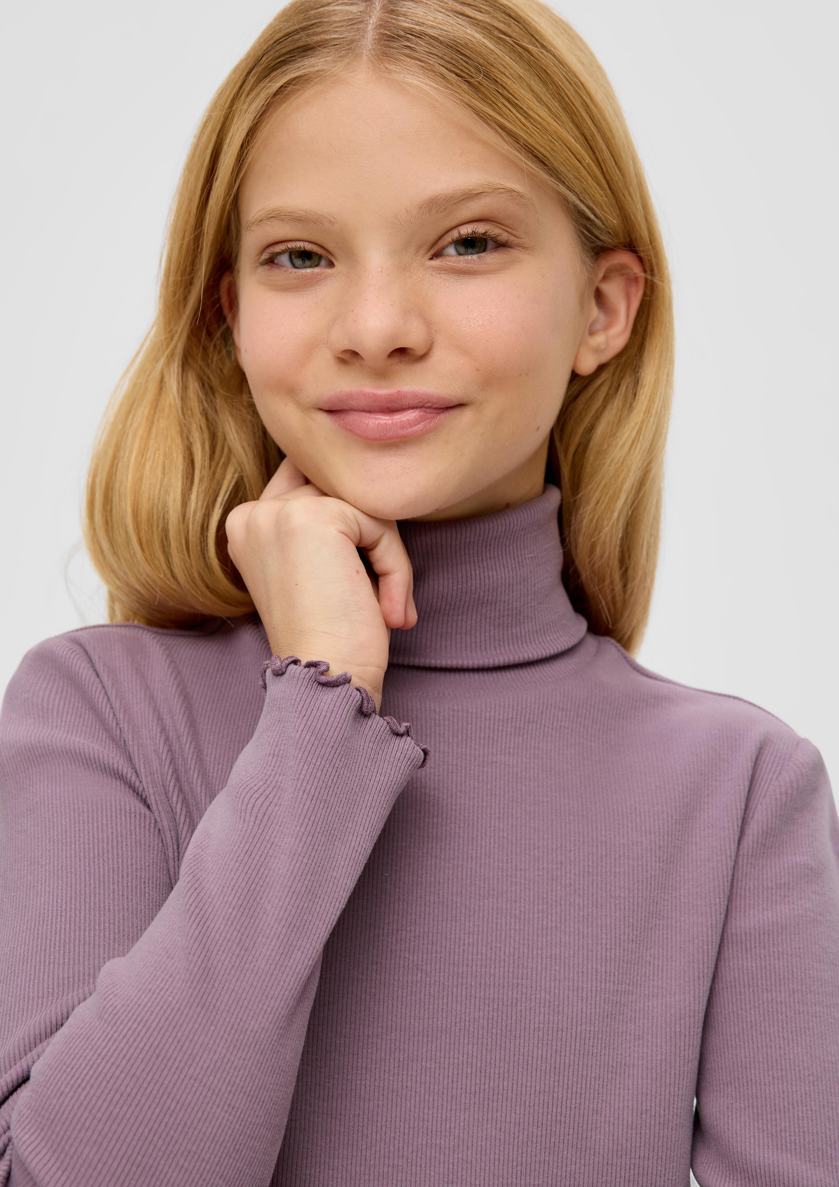Rollkragenpullover mit Rippstruktur  2137284-4758