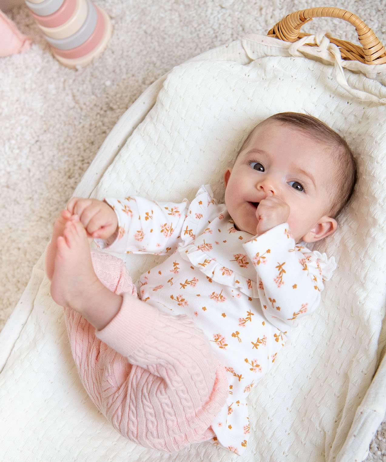 Body bébé fille à manches longues 2 en 1 blanc | GEMO