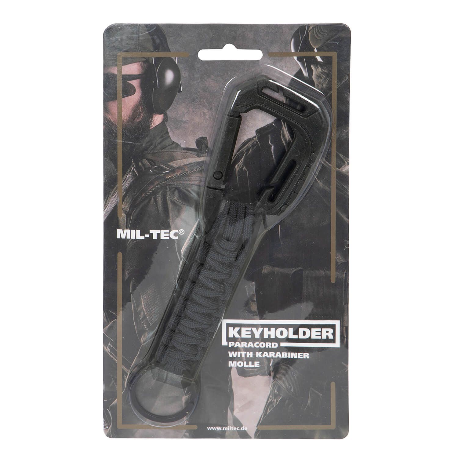 Schlüsselanhänger Paracord m. Karabiner MOLLE