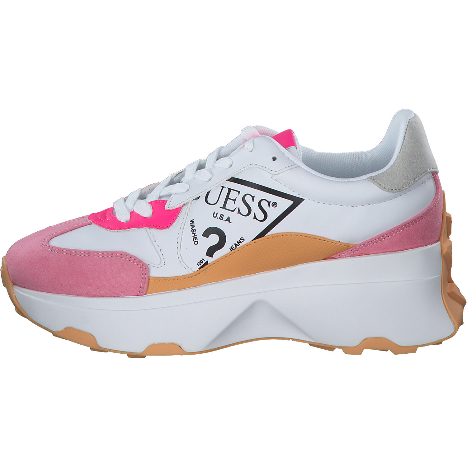Guess Calebb7 FLPCB7, Schnürschuhe, Damen, Mehrfarbig