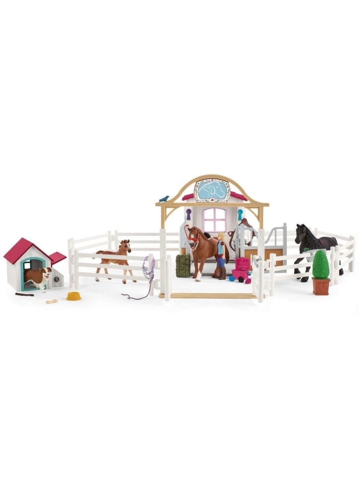 Schleich [Exklusiv Set] Horse Club Ausflug zur Pferdekoppel in Rosa ab 5 Jahre günstig kaufen onesize