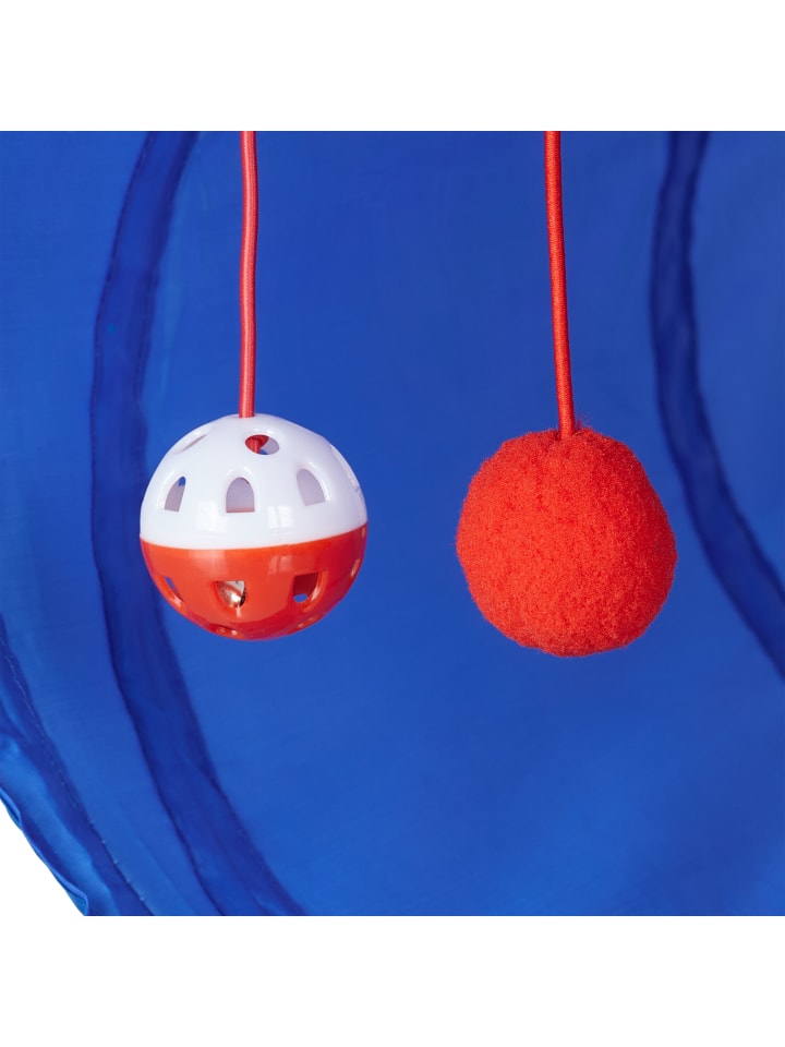 relaxdays Katzentunnel in Blau günstig kaufen onesize