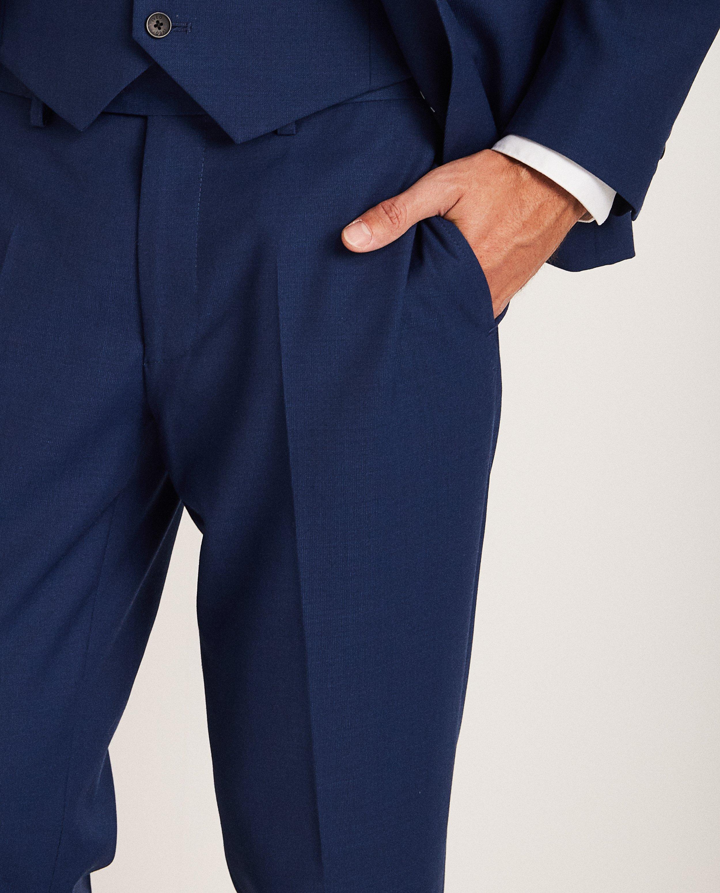 Pantaloni de costum JBC Blue albaștri