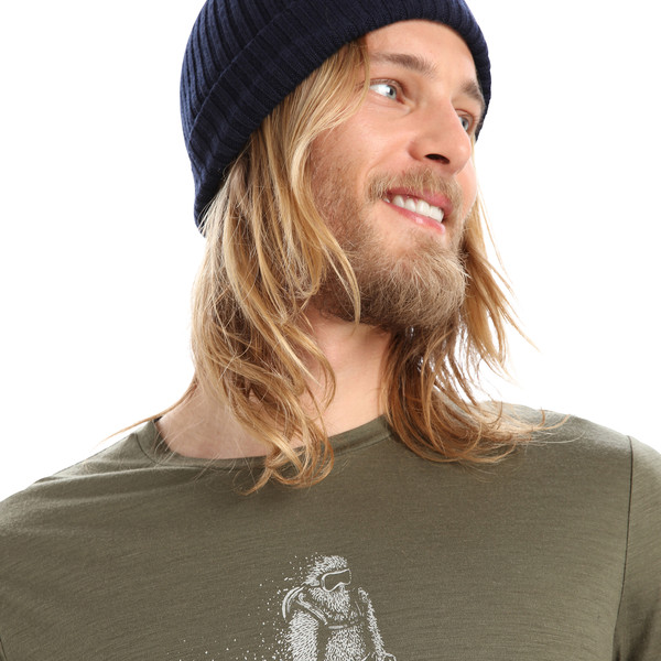 M TECH LITE II LS TEE SKIING YETI Herren - Langarmshirt